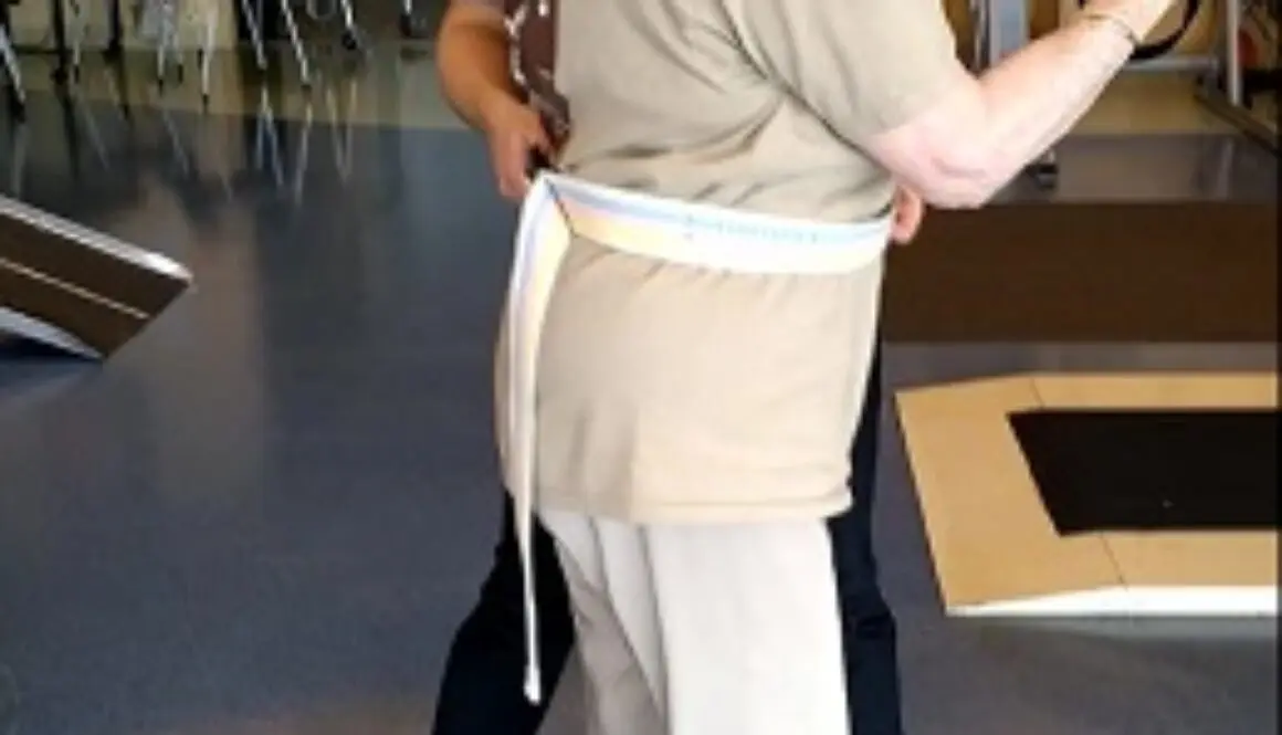 Kathy exercising after stroke