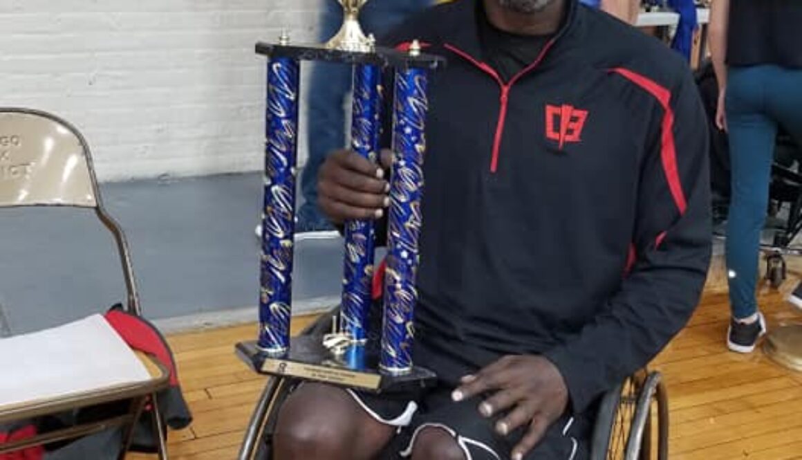 Herb Henry with trophy