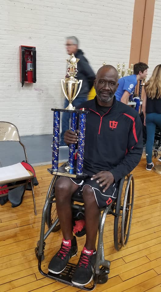 Herb Henry with trophy